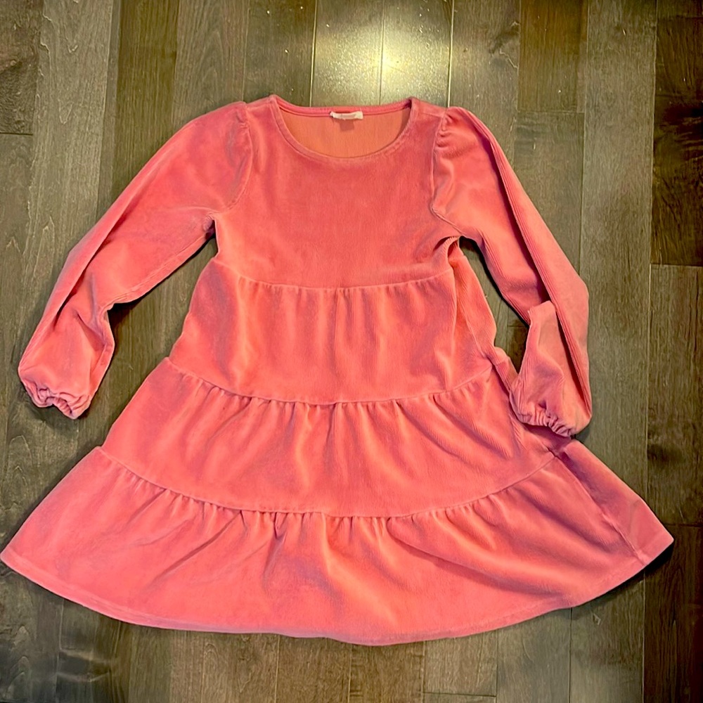 JCREW CREWCUTS CORDUROY JERSEY DRESS SIZE 7